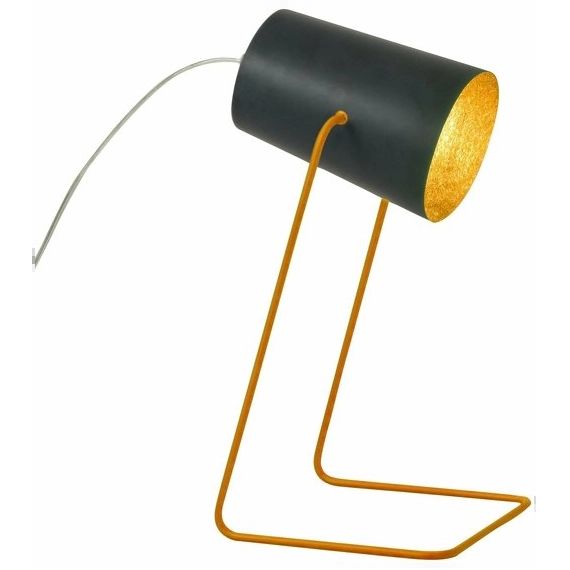 Lampe de table noire et dorée Paint T Lavagna – In-es.artdesign