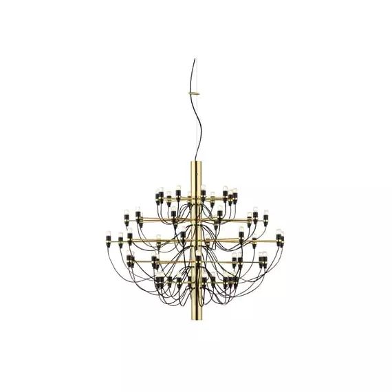 Lustre 2097 en Métal, Fer – Couleur Métal – 330 x 104.46 x 88 cm – Designer Gino Sarfatti