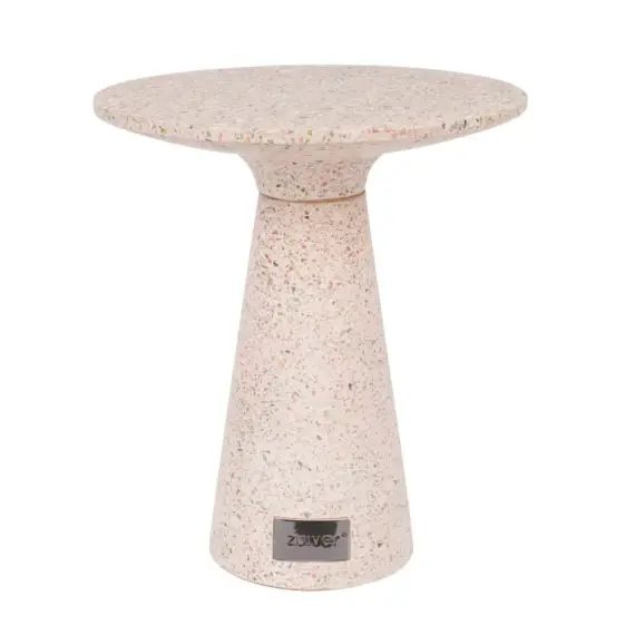 Table basse en terrazzo rose
