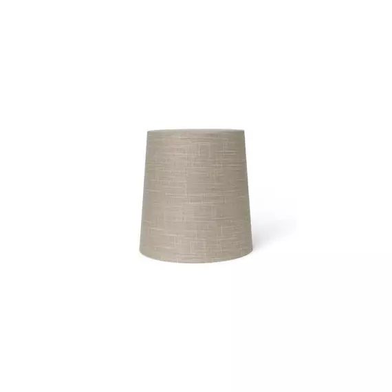 Abat-jour Lampe à composer en Tissu, Acier – Couleur Gris – 34.76 x 34.76 x 28 cm