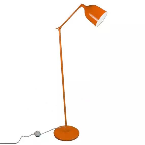 Lampadaire orange H162cm