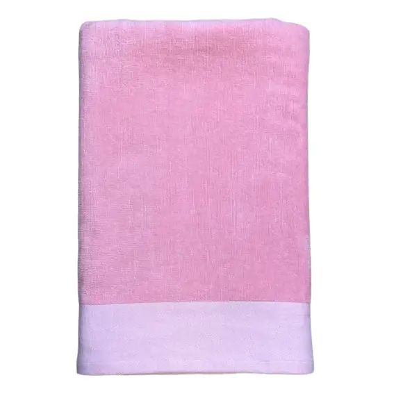 Serviette de bain éponge velours unie Shady Candy 140×180