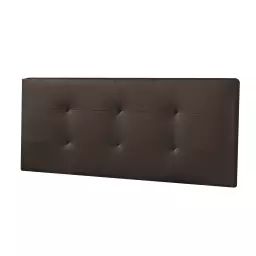 Tête de lit 160×60 cm chocolat, cuir synthétique