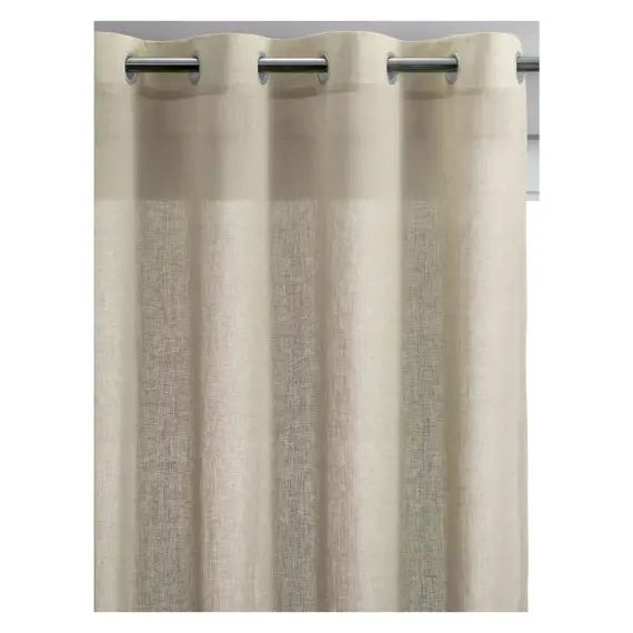 Rideau voile Zeff en lin naturel 140 x 280