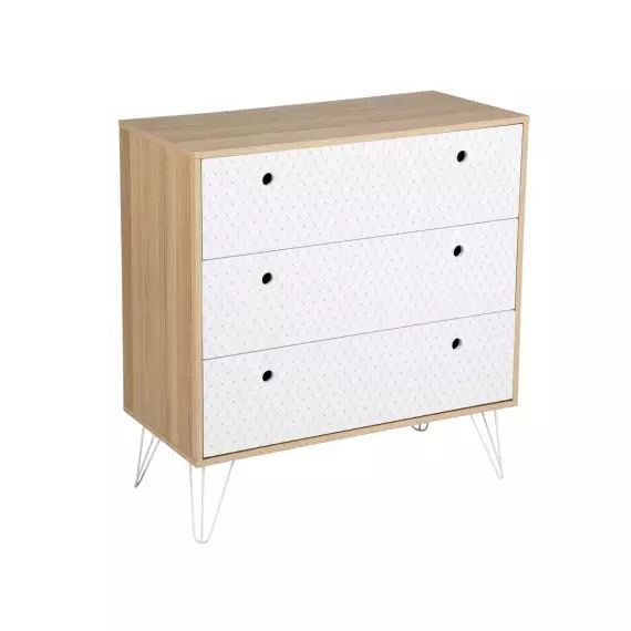Commode 3 tiroirs Effy Belle journée » – Atmosphera »