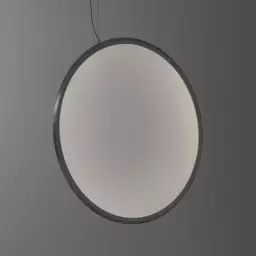 Lampe connectée Discovery en Plastique, Aluminium – Couleur Transparent – 80.21 x 80.21 x 4 cm – Designer Ernesto Gismondi