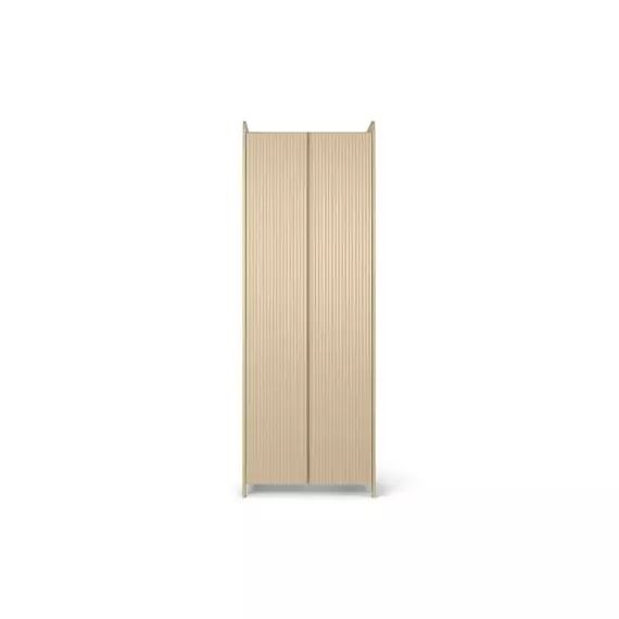 Armoire Sill kids en Bois, MDF peint – Couleur Beige – 70 x 93.22 x 200 cm – Designer Trine Andersen