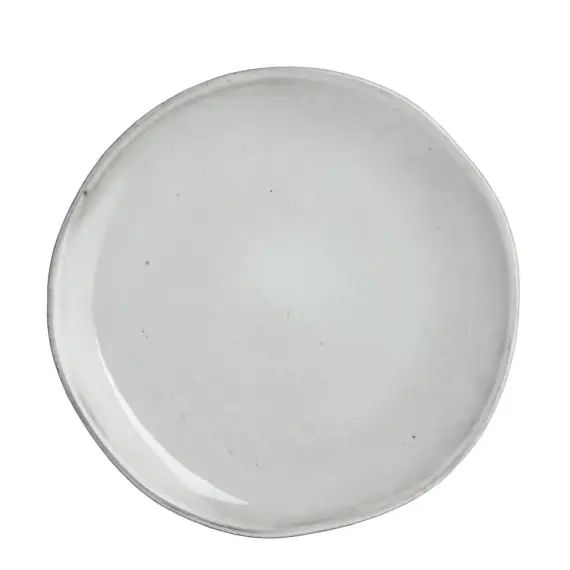 Assiette de diner en céramique grise D26,5