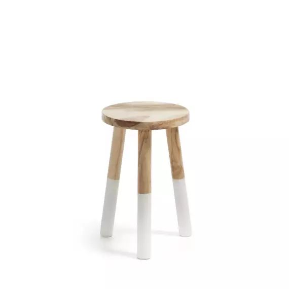 Brocsy – Tabouret trépied en bois massif