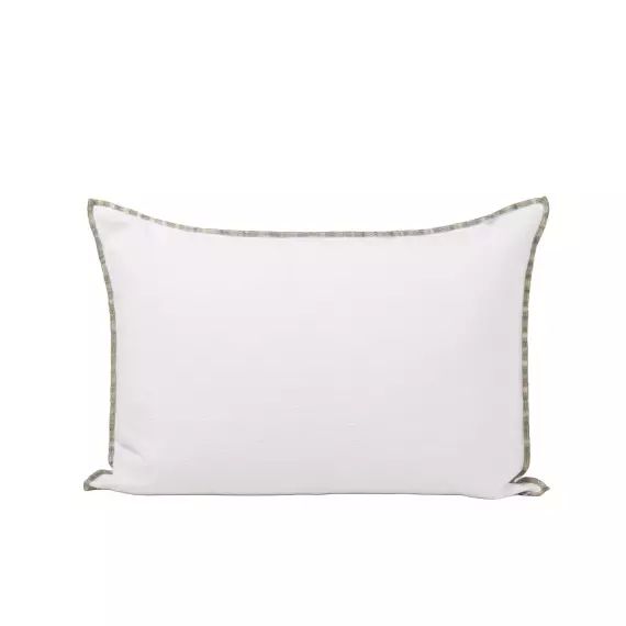 Housse de coussin 40×60 cm Blanc et bourdon en dégradé