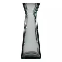 Vase en verre recyclé  anthracite 45 cm