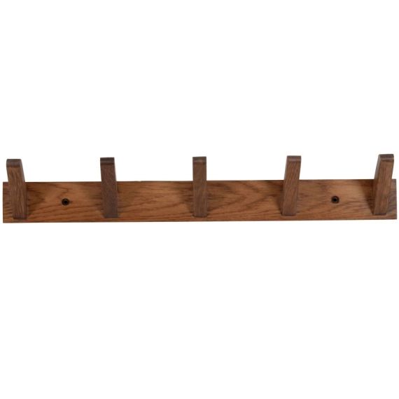 Patère 5 crochets en bois de chêne
