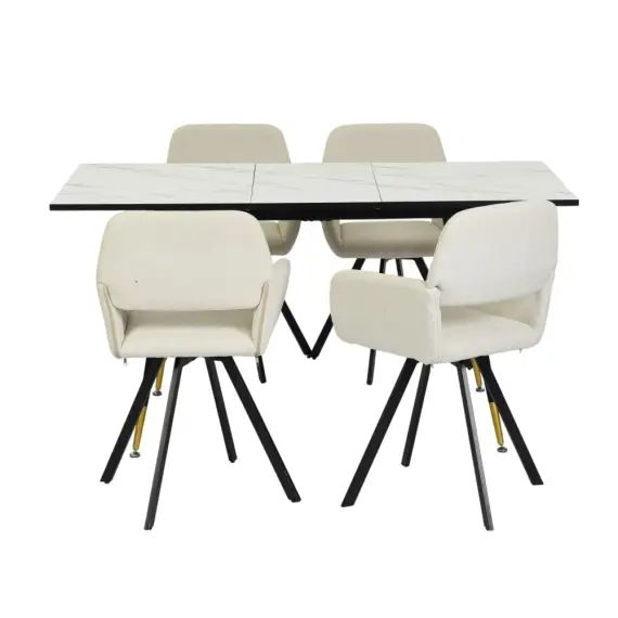 Table console style scandinave bois effet chêne