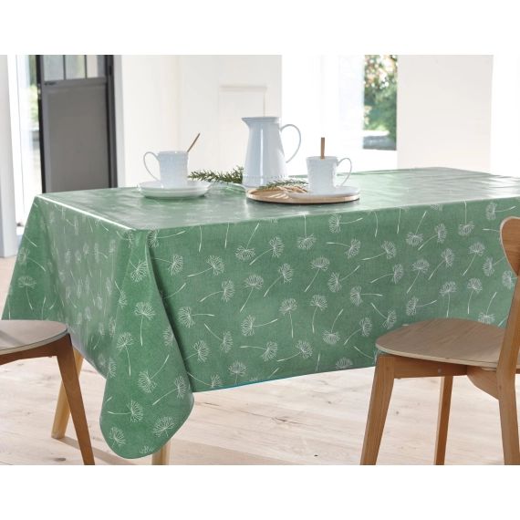 Nappe rectangulaire vert en Pvc et Synthetique 138×200