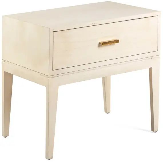 Table chevet Bois Cèdre Blanc