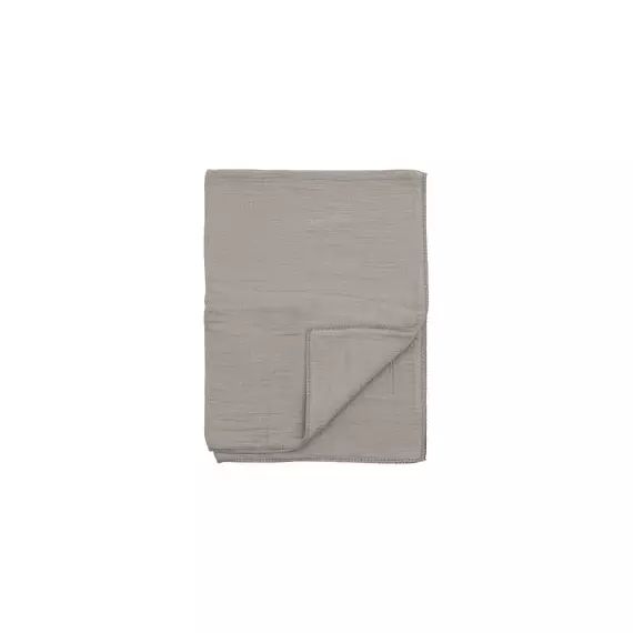 Couverture bébé Kids en Tissu, Mousseline de coton Oeko-tex – Couleur Beige – 100 x 80 x 5 cm