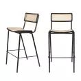 image de tabourets de bar scandinave 