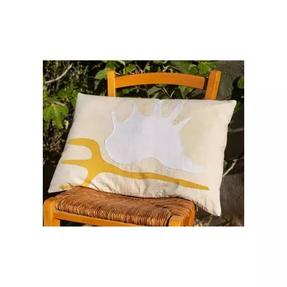 Housse de coussin  en Tissu, Lin – Couleur Multicolore – 20.8 x 20.8 x 20.8 cm – Designer