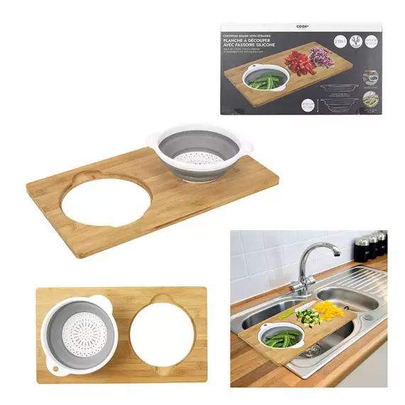 Planche À Decouper + Passoire
