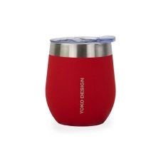 Mugs isothermes avec couvercles 250 ml rouge