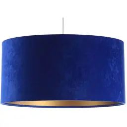Suspension Tissu Bleu