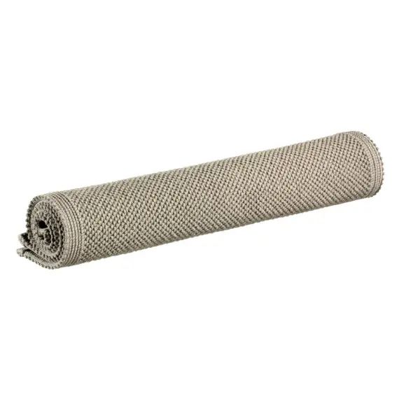 Tapis de bain uni en 100% coton beige 54×110
