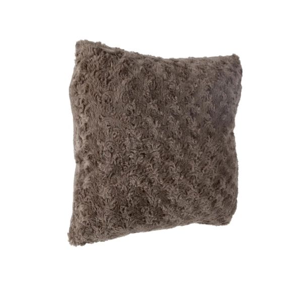 Coussin déhoussable design fourrure bouclée 45×45 cm Charme » – Atmosphera »