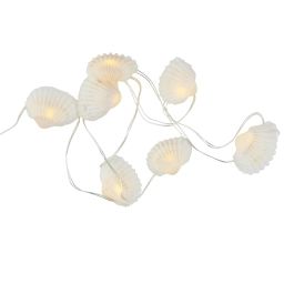 Guirlande lumineuse 20 coquillages coque LED