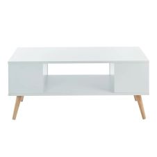 Table basse   blanc  90cm