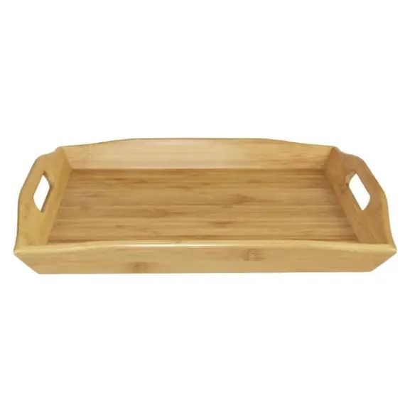 Plateau de service en bambou