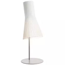 Lampe de bureau blanche H75cm