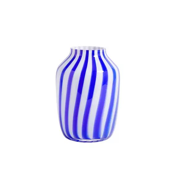 Vase Juice en Verre – Couleur Bleu – 18.17 x 18.17 x 28 cm – Designer Kristine  Five Melvær