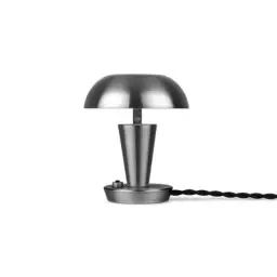 Lampe de table Tiny en Métal, Fer nickelé – Couleur Gris – 200 x 18.17 x 14 cm