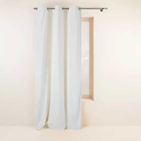 Rideau à oeillets 200×270 cm Ivoire