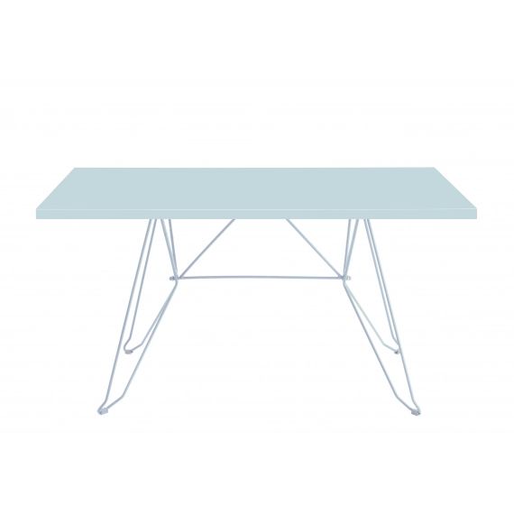 CADAQUÉS – Table 4 places en acier blanc