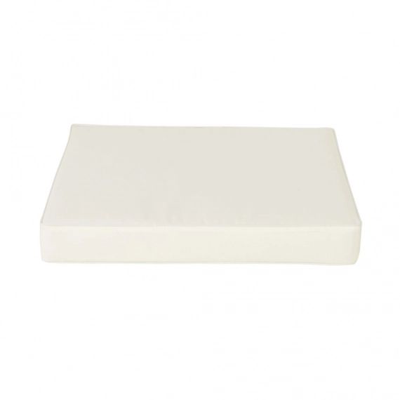Coussin pour pouf de jardin blanc Isola