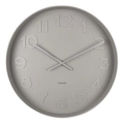 Horloge murale ronde D51cm gris