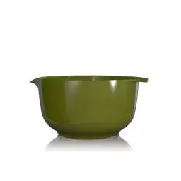 Saladier en plastique vert olive