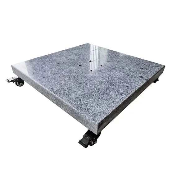 Pied de parasol carré gris Platinia