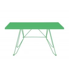 CADAQUÉS – Table 4 places en acier vert