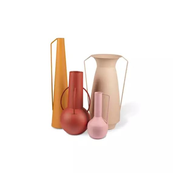 Vase Roman en Métal, finition sablée mate – Couleur Multicolore – 25 x 51.68 x 25 cm – Designer MODO architettura + design