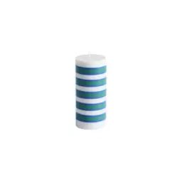 Bougie bloc Column en Cire, Stéarine – Couleur Multicolore – 6.5 x 6.5 x 15 cm