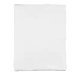 Taie de traversin en 100% coton blanc 43 x 185 cm