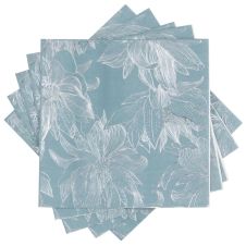 Serviettes en papier motif floral (x20)