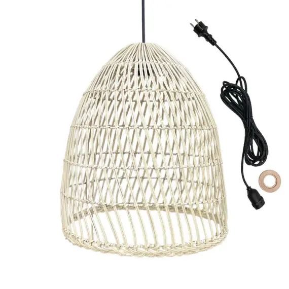 Suspension extérieur Rotin Beige D40CM