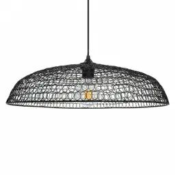 Suspension en métal grillagé noir