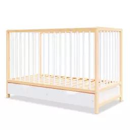 Lit Bébé évolutif avec tiroir  60×120 (matelas non inclus)