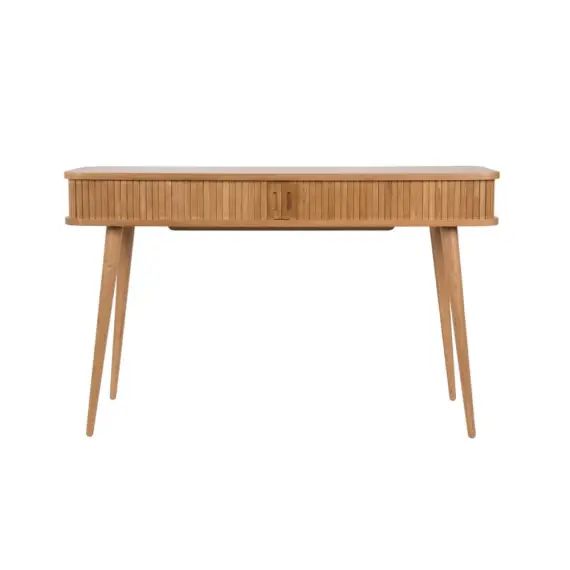Console en bois naturel