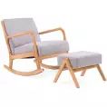 image de rocking chair scandinave 