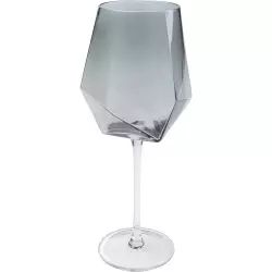 Lot de 4 – Verre à vin en verre fumé